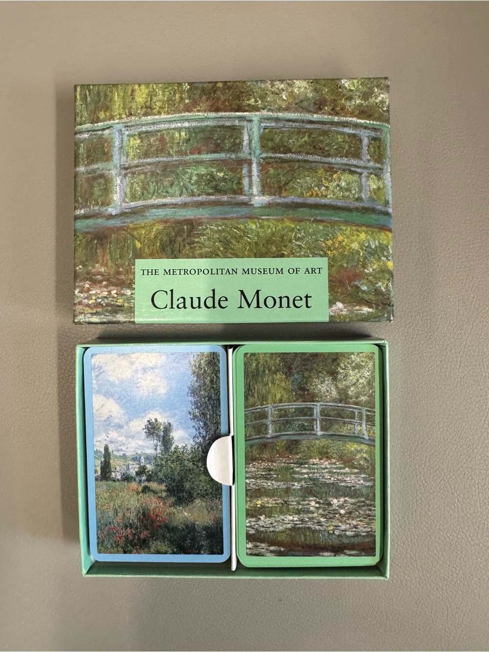 Claude Monet Playing Cards Set - Metropolitan Museum of Art Edition Complete